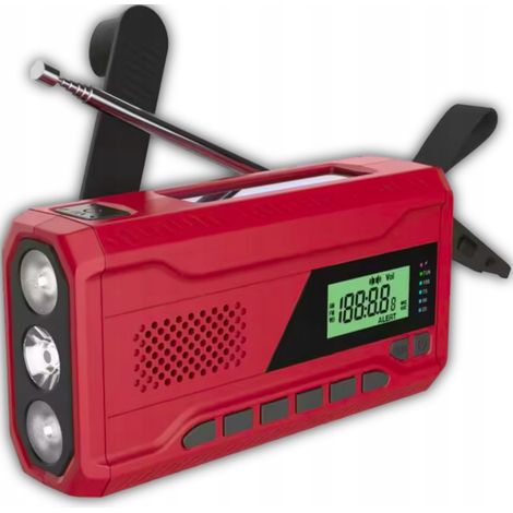 Radio portable, lampe torche solaire de cuisine, batterie externe de chantier 4500 mAh (1/5)