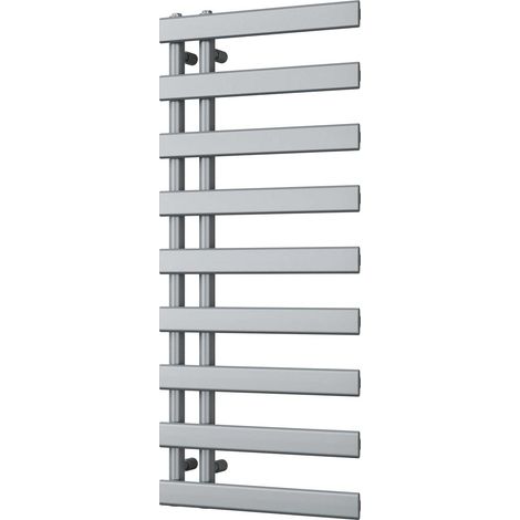Agar - Silver Towel Radiator - H1156mm x W500mm (1/3)