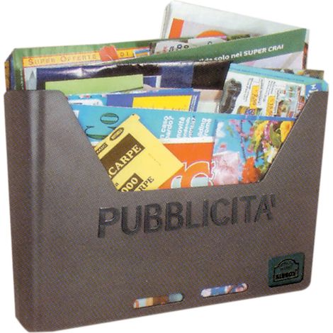 PORTA PUBBLICITA ALUBOX CAROSELLO GRIGIO GHISA- ALUBOX- 1,0 pz