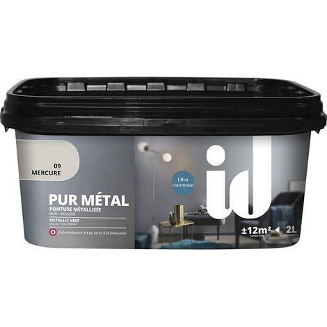 Peinture 2L PUR METAL MERCURE - ID Paris (1/5)