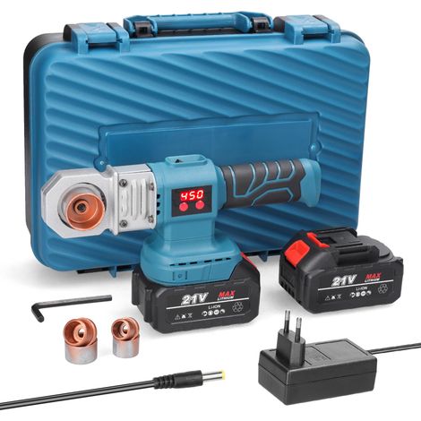 Beyamis Appareil fusion tuyaux PPR 21V - Têtes 20/25/30mm pour soudage eau (1/5)
