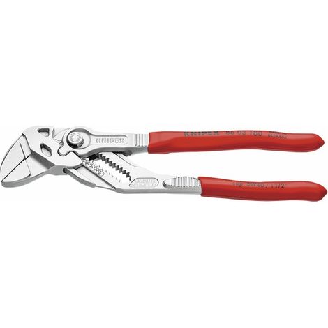 Knipex – Pince multiprise 180mm – Mâchoires lisses pour robinetteries chromées – Réglage rapide 13 positions – Acier au chrome-vanadium