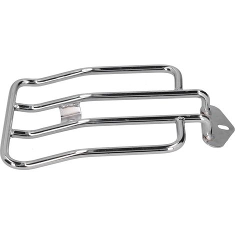 Porte-bagages arrière pour moto, en acier inoxydable argenté, pour usage industriel (1/5)