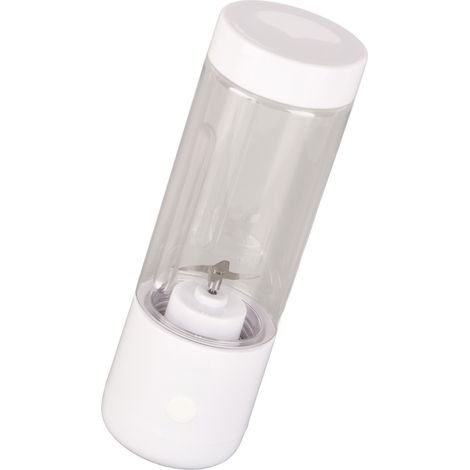 Mixeur Portable 400ml à 4 Lames, Rotation Rapide, Multifonction, Alimentation USB, Idéal Maison et Voyage, Blanc (1/5)