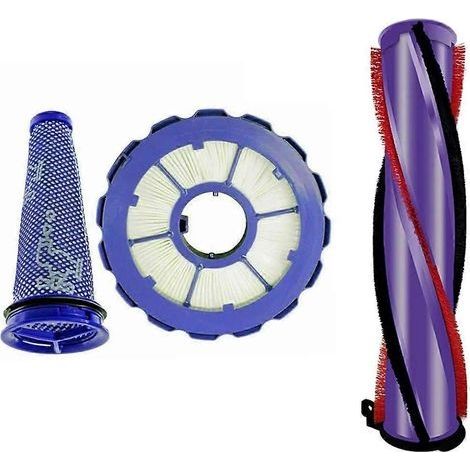 Ensemble de brosse rotative principale et de filtres HEPA pré/post pour aspirateur DC50 DC50i UP15 - Pièces de rechange (1/5)