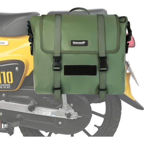 Motorradtasche Satteltasche Gepäckträgertasche Grün Grün 15L (1/5)