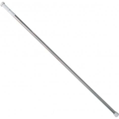 Barra doccia in acciaio inox da 70 a 120 cm grigia - M S V