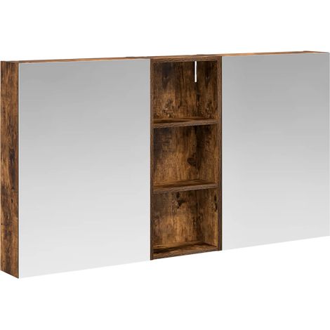 Maison Exclusive - Set di Armadi da Bagno con lo scaffale 3 pcs 130 x 14,5 x 70 cm