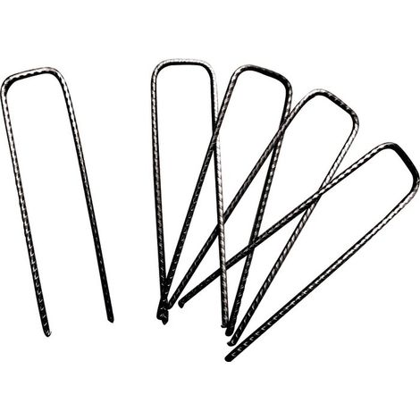 Agrafes Métal Galva (lot 20) Fixation Robuste Anti-corrosion - Générique