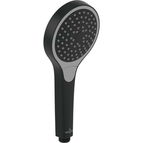 Villeroy & Boch Verve Showers - Handbrause, 3 Strahlarten, schwarz matt TVS109001UK0K5 (1/3)