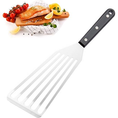 Spatule Pour Poisson - Spatule En Acier Inoxydable Résistante À La Chaleur - Pour Poêle Antiadhésive - 1 Pièce (1/5)