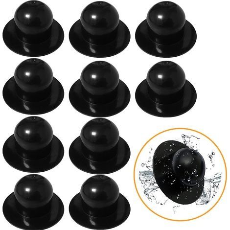 jardin piscine Lot de 10 bouchons d'étanchéité pour piscine - Prise murale - Pour accessoires de piscine Intex - Bouchon de rechange pour piscine - Bouchon (10 pack) (1/5)