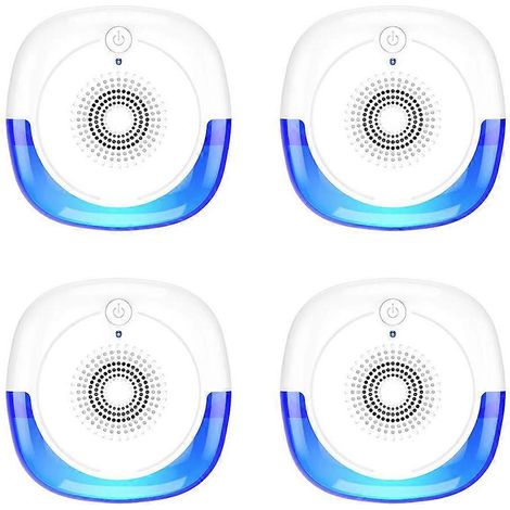 Dispositifs électroniques à ultrasons pour la protection de l'environnement domestique contre les cafards, les acariens et les rats - Prise américaine - Lot de 4 (1/5)
