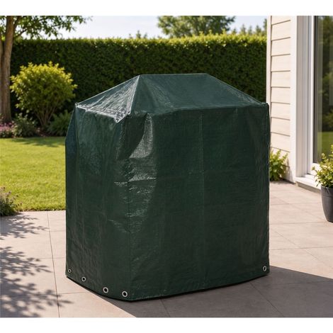 JARDIN202 - Funda Para Barbacoas  Cubierta para Weber, Brinkma Parilla  Resistente a la Intemperie y al Polvo  105x60x95 cm   (Verde Oscuro)