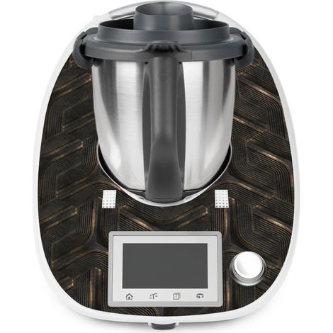 Stickers Thermomix TM5 - Motifs - Adhésif BRILLANT