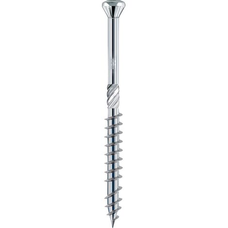 HSeasy Terra Terrassenschrauben Tordrive TX25 rostfrei Ø 5 x 80 mm - 200 Stück Edelstahl C1