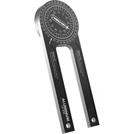 Säge Winkelmesser 360° Alu Gehrungswinkelmesser Winkellineal Gradmesser