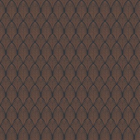 Papier peint marron & noir | Papier peint pailleté chic | Papier peint Art déco | Papier peint pour chambre & salon intissé vinyle374842 - 10,05 x 0,53 m (1/5)