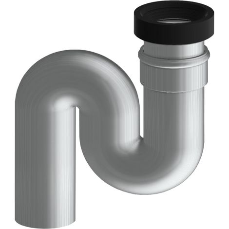 KWC Siphon, CAMPUS, Kunststoff, Abgang Senkrecht, DN100 (1/2)