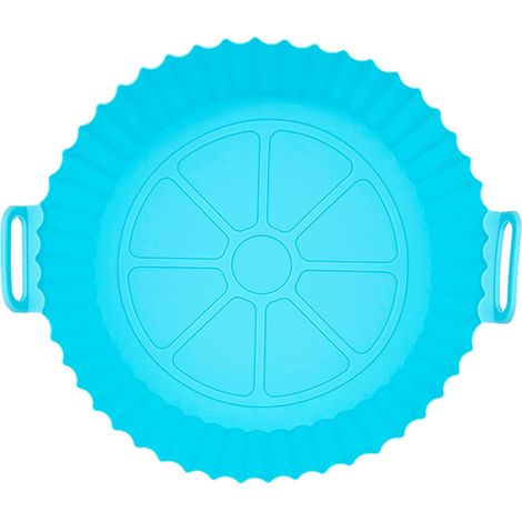 Accesorios de silicona para freidoras de aire, sartén multifuncional de silicona con revestimiento para freidoras de aire//.."