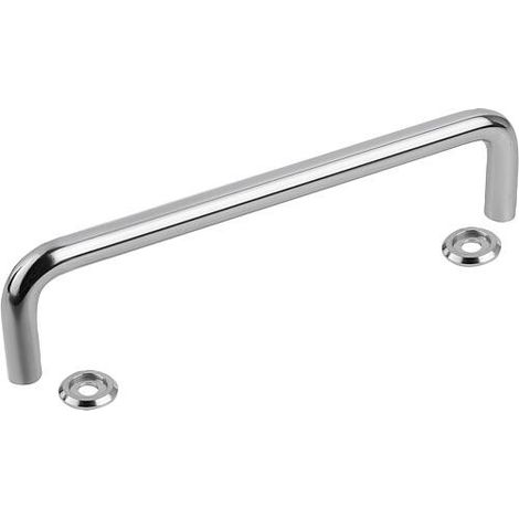 Poignee en forme d'etrier D:10 A:180 chrome brillant BG (1/2)