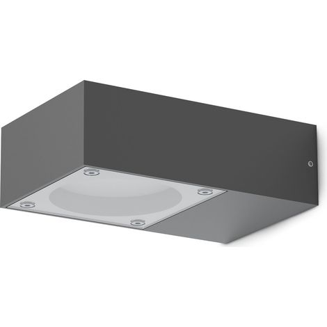Ideal Lux Lampada da Parete SIRIO 1 luce GX53 IP65 nero metallo