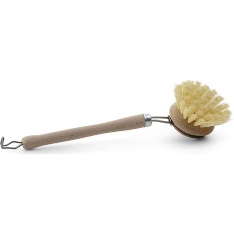 Brosse à vaisselle fibre synthétique bois grande taille