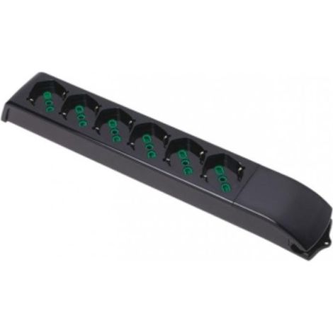 Multipresa fido fanton 410231-ohne kabel-6 steckdosen 2p+e 16a