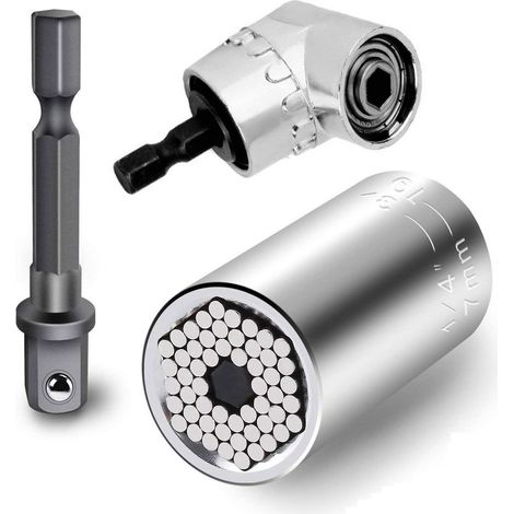 Douilles Universelles 7-19mm Cle Cliquet 105° (1/5)