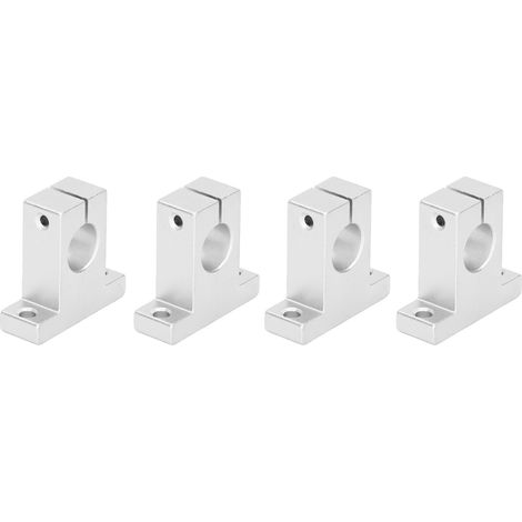 Lot de 4 supports de glissière SK16 en alliage d'aluminium pour axe linéaire 16mm, mécanisme de guidage pour matériel électronique (1/5)