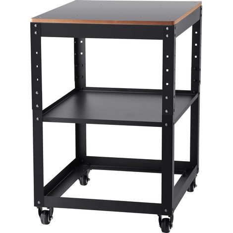 VEVOR Support de Rabot Charge 45 kg Table Support de Raboteuse Hauteur 3 Vitesses Etagere deOutils Mobile 4 Roulettes Espace Stockage pour Plupart Raboteuses Scies Machines deEtabli Outils Electriques