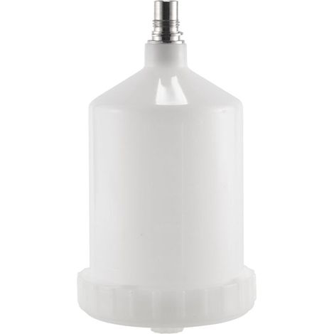 Pot De Tasse Peinture En Plastique 600ml Hvlp Pour Le PulvÉRisateur Jet Connecteur Sata (1/4)