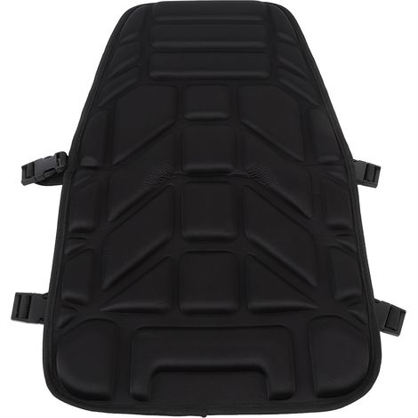 Funda acolchada, transpirable, amortiguadora y antideslizante para asiento de quad, compatible con la mayoría de las motos de nieve, color negro. (1/5)