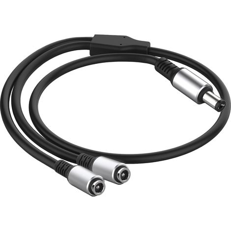 Stromverteilungskabel 5,5 x 2,1 mm auf 5,5 x 2,1 mm, Buchse auf Stecker – Geeignet für CCTV-Systeme, Sicherheitskameras, Monitore und LED-Anzeigetafeln.