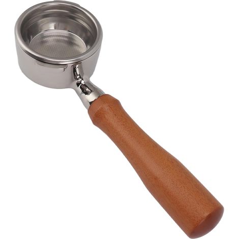 Bodenloser 58-mm-Siebträger für die GAGGIA BABY CLASSIC E Kaffeemaschine in säurerotem Holz (1/5)