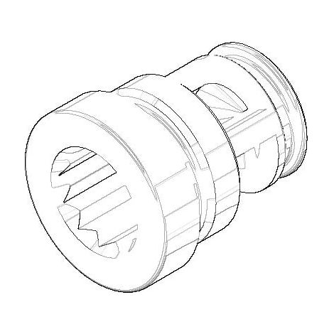 DO Nippel geschlitzt ERSATZTEILE 09240321110 D 16 x 18,5 mm