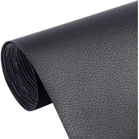 5 Pices Patch Rparation Cuir, Kit De Patch en Cuir, Cuir Auto-adhsifs, Patch Cuir Autocollant, pour Sige Auto, Canap, Meubles, Veste, 20 x 30 CM (Noir) (1/4)