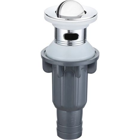 Bonde pour lavabo à clapet en acier inoxydable (1/3)