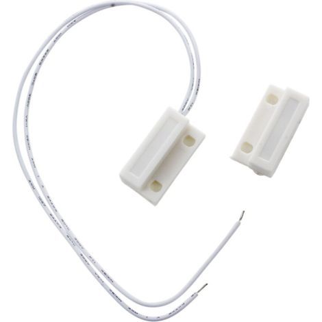 SODIAL(R) Blanc Porte Fenetre Contacts Capteur d'interrupteur a lame Magnetique (1/4)