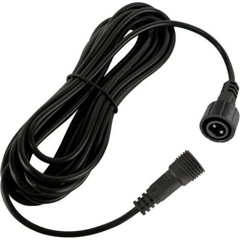 Câble d'extension étanche IP65 pour projecteurs solaires, lampes à piquet de jardin, rubans LED (5 m, 2 broches) (1/5)