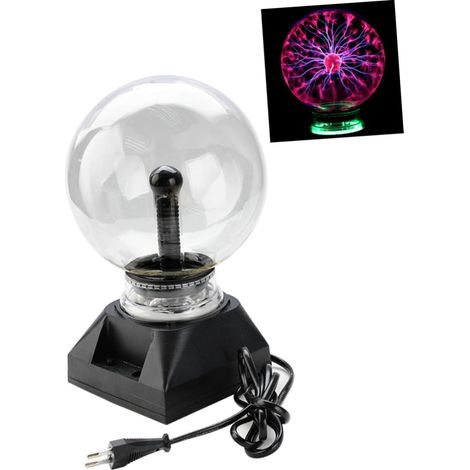 Lampe plasma tactile électrostatique avec prise UE, décoration scientifique originale pour la maison et le bureau. (1/5)
