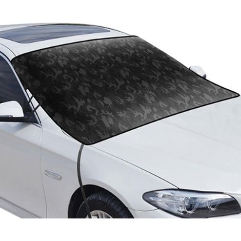Housse de pare-brise – Pare- étanche toutes saisons – Housse de protection magnétique anti-poussière Pour camion, moto, berline, pickup, scooter, SUV, automobile, voyage (1/5)