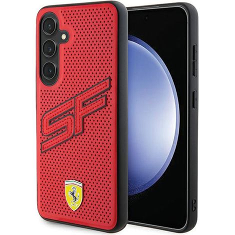 Custodia Ferrari Big SF perforata per Samsung Galaxy S24 (rossa) (1/5)