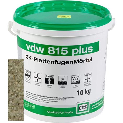 VDW 815 plus 2K-Fugenmörtel Natur, 10 kg