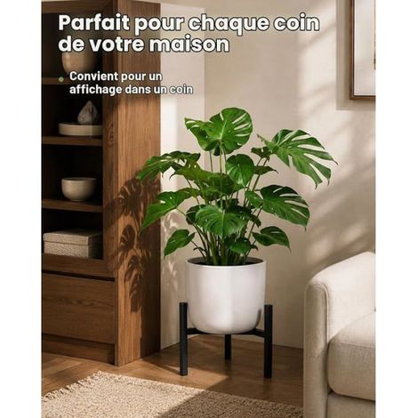 Support métallique pour pntes,régble en rgeur de 20 à 30 cm,trépied intérieur,support pour pot à 2 MEUBLE SUPPORT POUR PLANTE (1/5)