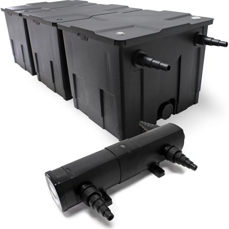 SunSun Set Filtro estanques CBF-350C hasta 90000l 36W clarificador UV CUV-236