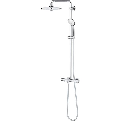 Grohe – Colonne de douche hydromassante Euphoria 260 – Mitigeur thermostatique – Hauteur 1154mm – Longueur tuyau 1750mm – 26114002