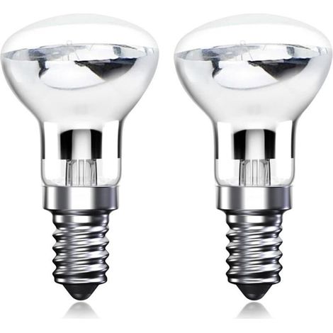 30W R39 E14 Ampoule Lampe Lave Ampoules Réflecteur SES Petite Vis Edison Ampoule Chauffante pour Lampe Lave, Blanc Chaud 2700K (2-Pack) (1/5)