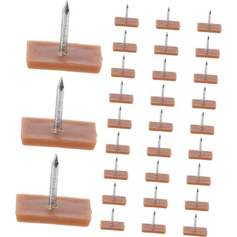 Lot de 30 pieds de meubles rectangulaires en plastique, patins (1/5)