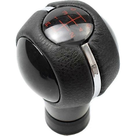 Pommeau de levier de vitesses noir et rouge à 6 rapports compatible avec les modèles F54, F55, F56, F57 et F60 (1/5)